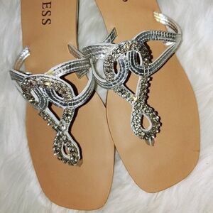 Guess Sprarkly Wedge Sandals Small